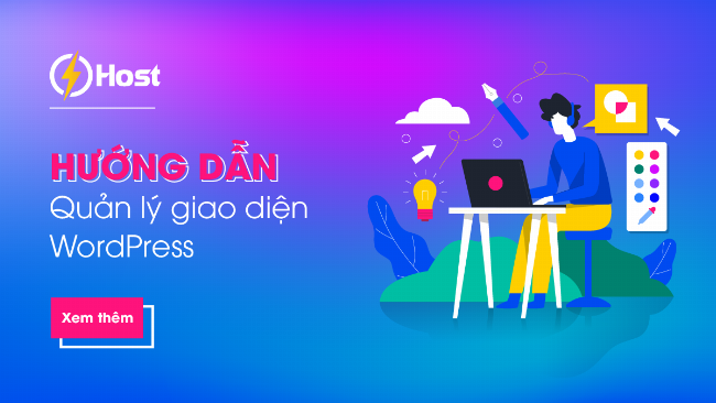 Giao diện quản trị WordPress hiển thị mục Giao diện (Appearance) nơi bạn có thể cài đặt theme mới